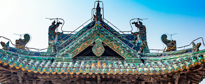 A scenic view of Jincheng Runcheng Dongyue Temple