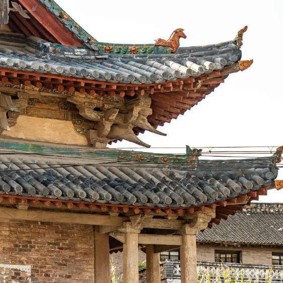 A scenic view of Jincheng Sirun Sanjiao Tang