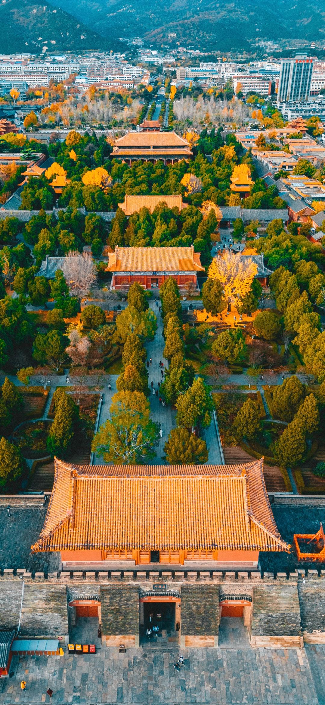A scenic view of Jincheng Tanlingtou Daimiao