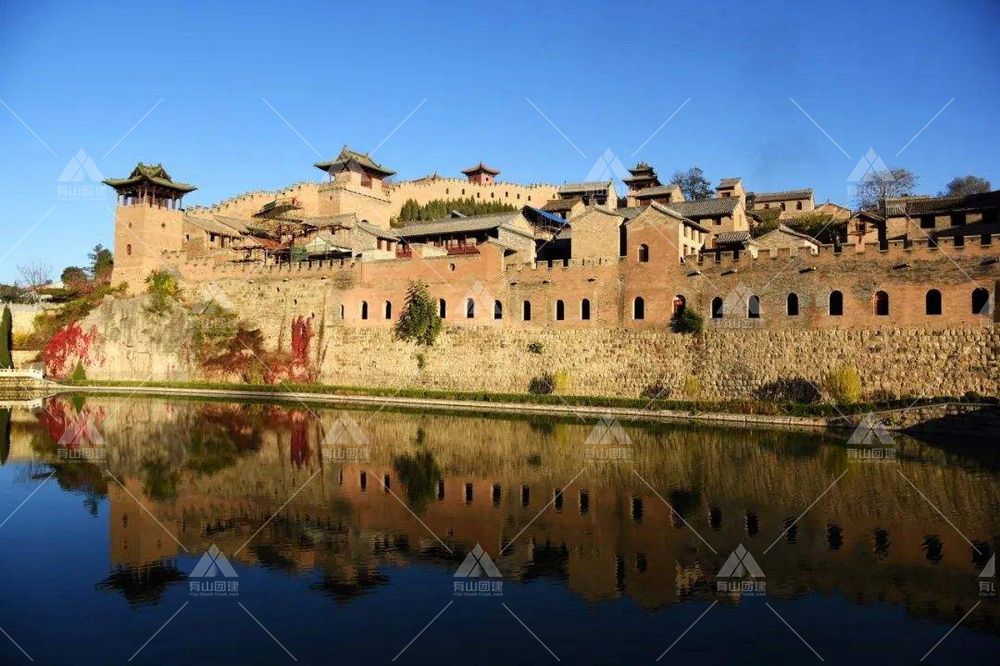 A scenic view of Jincheng Xiangyu Castle
