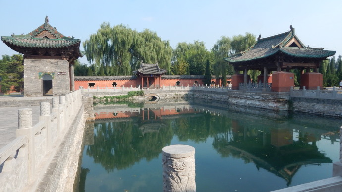 A scenic view of Jincheng Xidun Jidu Temple