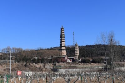 A scenic view of Jincheng Yangcheng Shousheng Temple And Liuli Pagoda