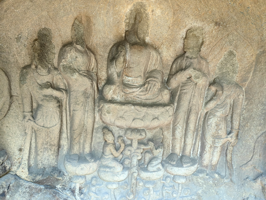 A scenic view of Jincheng Yangtou Shan Grottoes