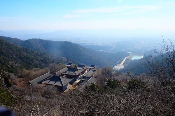 A scenic view of Jincheng Yangtou Shan Grottoes