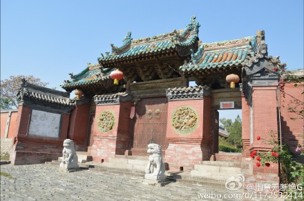 A scenic view of Jincheng Yinxi Dongyue Temple