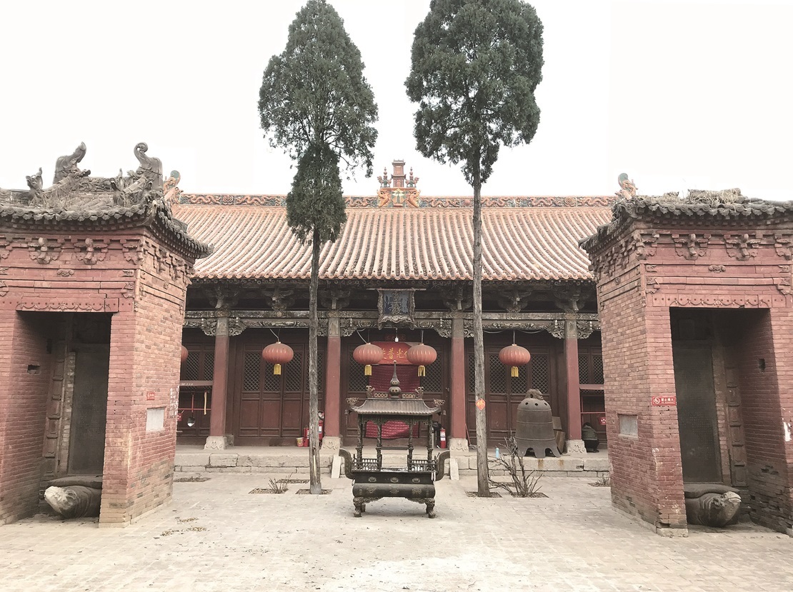 A scenic view of Jincheng Zezhou Chongshou Temple