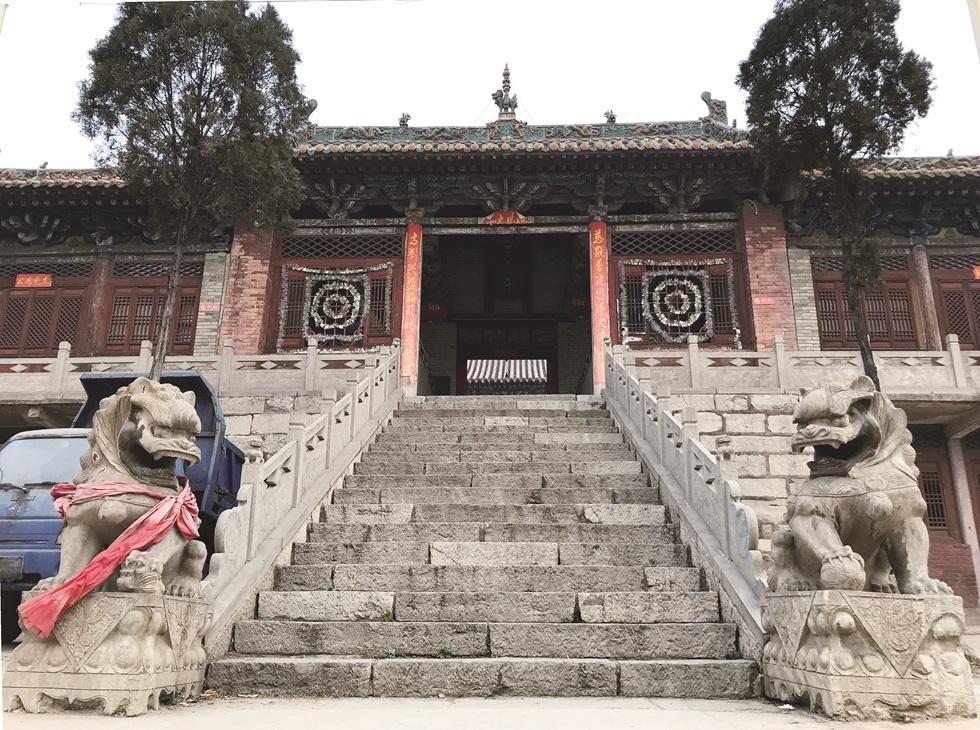 A scenic view of Jincheng Zezhou Chongshou Temple