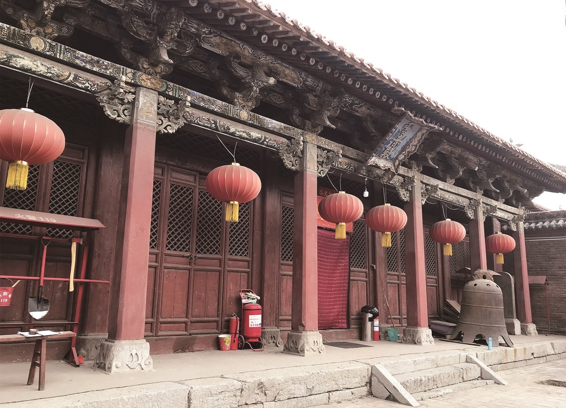 A scenic view of Jincheng Zezhou Chongshou Temple