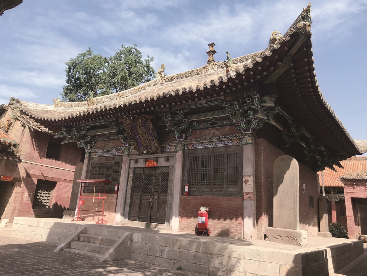 A scenic view of Jincheng Zezhou Chongshou Temple