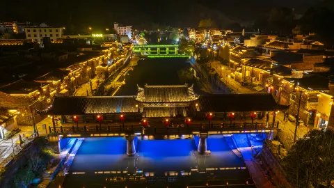 A scenic view of Jingdezhen Fuliang Shuangfengta