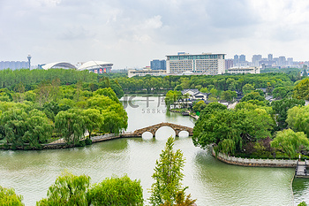 A scenic view of Jinhua Guyueqiao