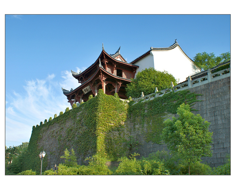 A scenic view of Jinhua Houwucun Gu Jianzhuqun