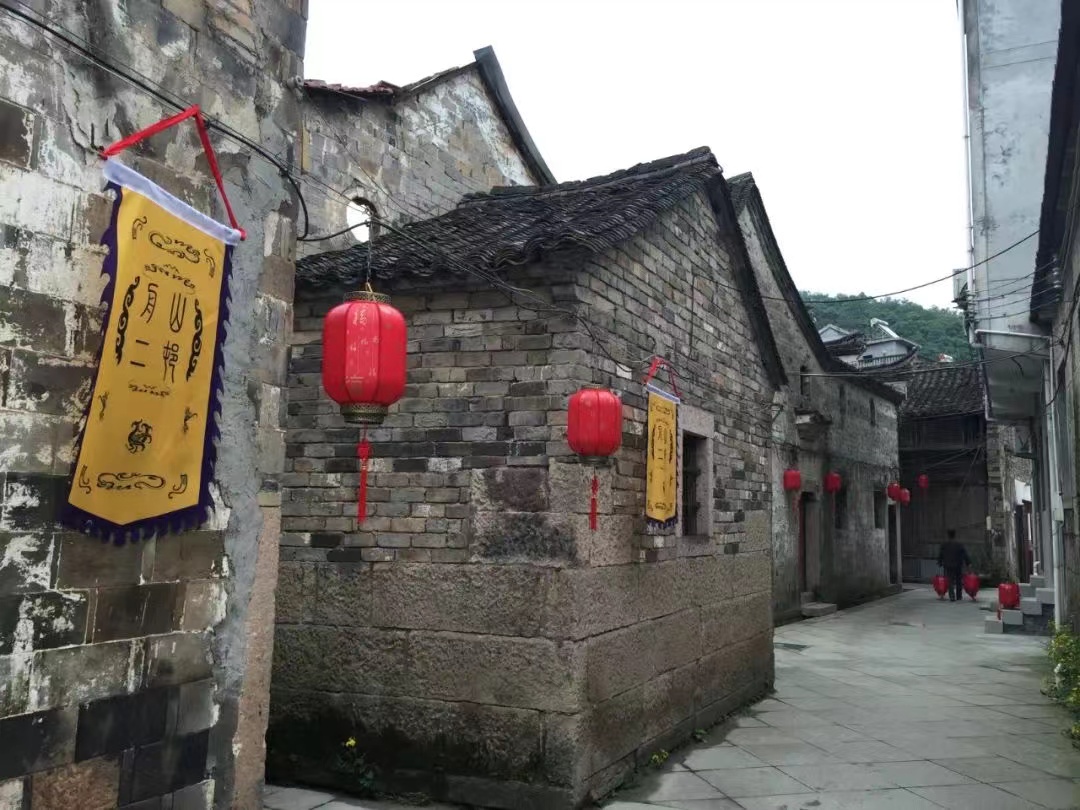 A scenic view of Jinhua Houwucun Gu Jianzhuqun