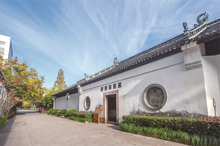 A scenic view of Jinhua Jiqingtang