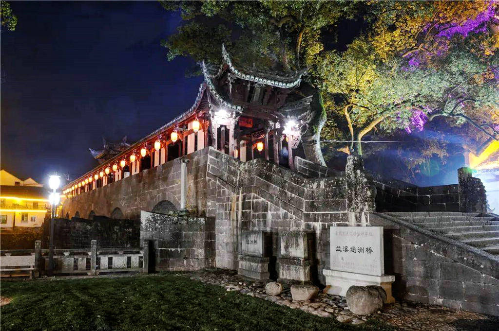 A scenic view of Jinhua Lanxi Tongzhouqiao