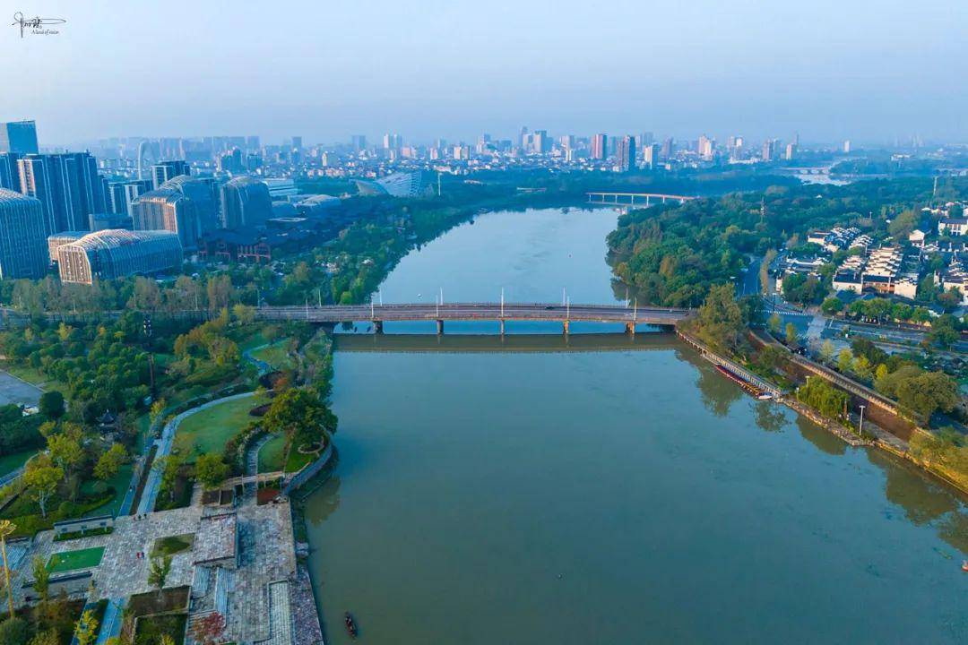 A scenic view of Jinhua Lanxi Tongzhouqiao