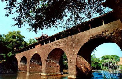 A scenic view of Jinhua Lanxi Tongzhouqiao