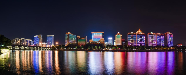 A scenic view of Jinhua Mashangqiao Huating