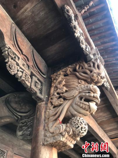 A scenic view of Jinhua Mashangqiao Huating