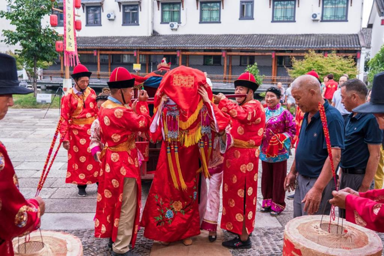 A scenic view of Jinhua Mashangqiao Huating
