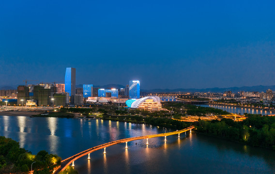 A scenic view of Jinhua Mashangqiao Huating