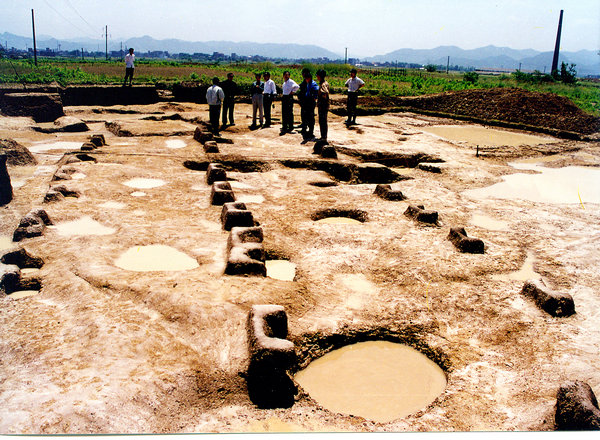 A scenic view of Jinhua Shangshan Yizhi