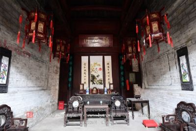 A scenic view of Jinhua Shangzuci