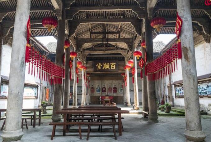 A scenic view of Jinhua Shangzuci