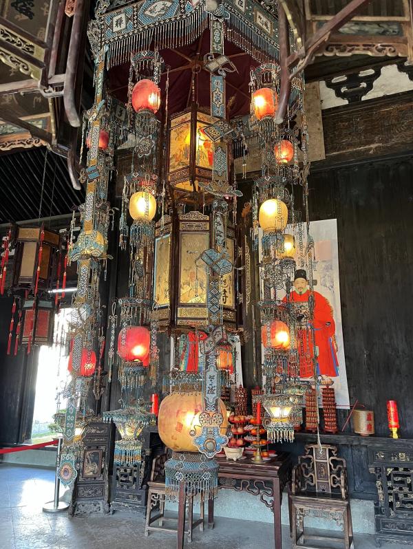 A scenic view of Jinhua Shidetang