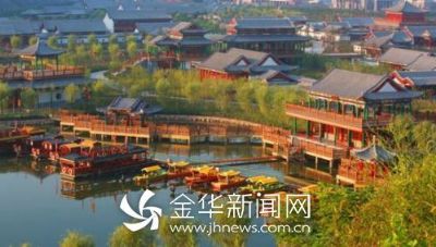 A scenic view of Jinhua Shijiazhuang Huating