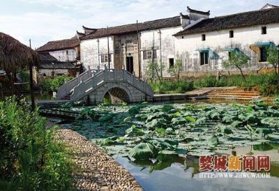 A scenic view of Jinhua Sipingcun Xiangtu Jianzhu