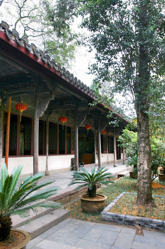 A scenic view of Jinhua Taipingtianguo Shiwangfu