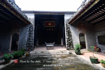 A scenic view of Jinhua Tangxiafang Dazongci