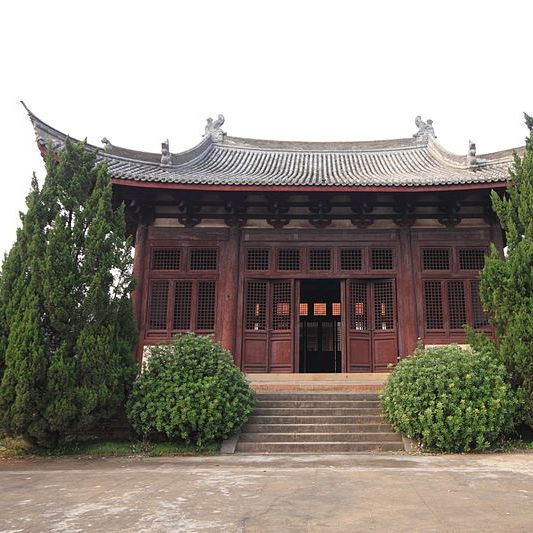 A scenic view of Jinhua Tianningsi Dadian