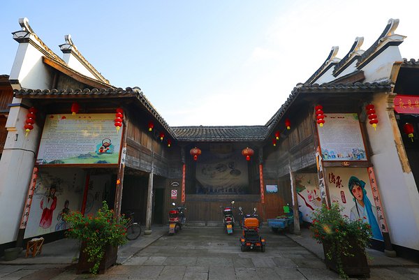 A scenic view of Jinhua Yaduancun Gu Jianzhuqun