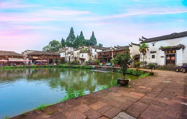 A scenic view of Jinhua Yaduancun Gu Jianzhuqun