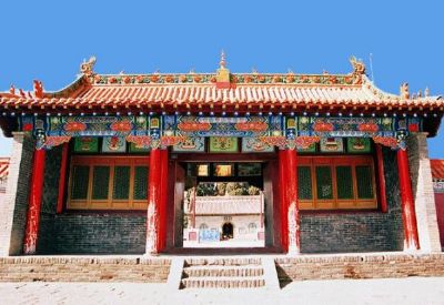 A scenic view of Jinhua Yanfusi