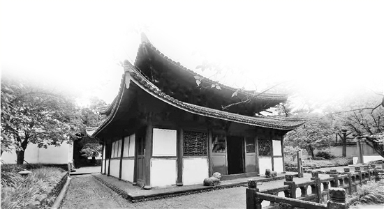 A scenic view of Jinhua Yanfusi