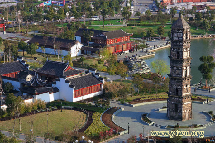 A scenic view of Jinhua Yiwu Daansi Ta