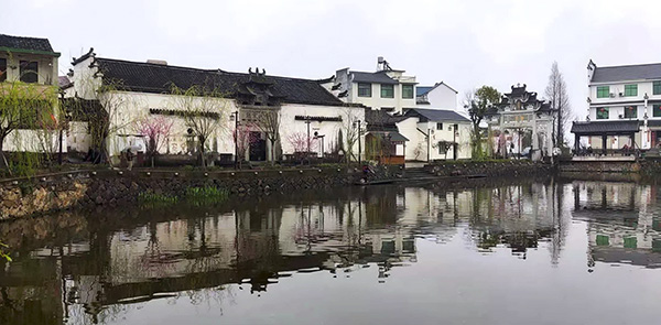 A scenic view of Jinhua Yuqingtang