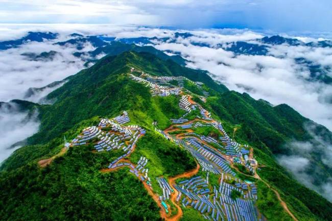 A scenic view of Jinhua Yushan Guchachang