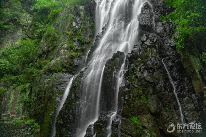 A scenic view of Jinhua Yushan Guchachang