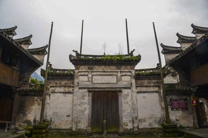 A scenic view of Jinhua Yuyuancun Gu Jianzhuqun
