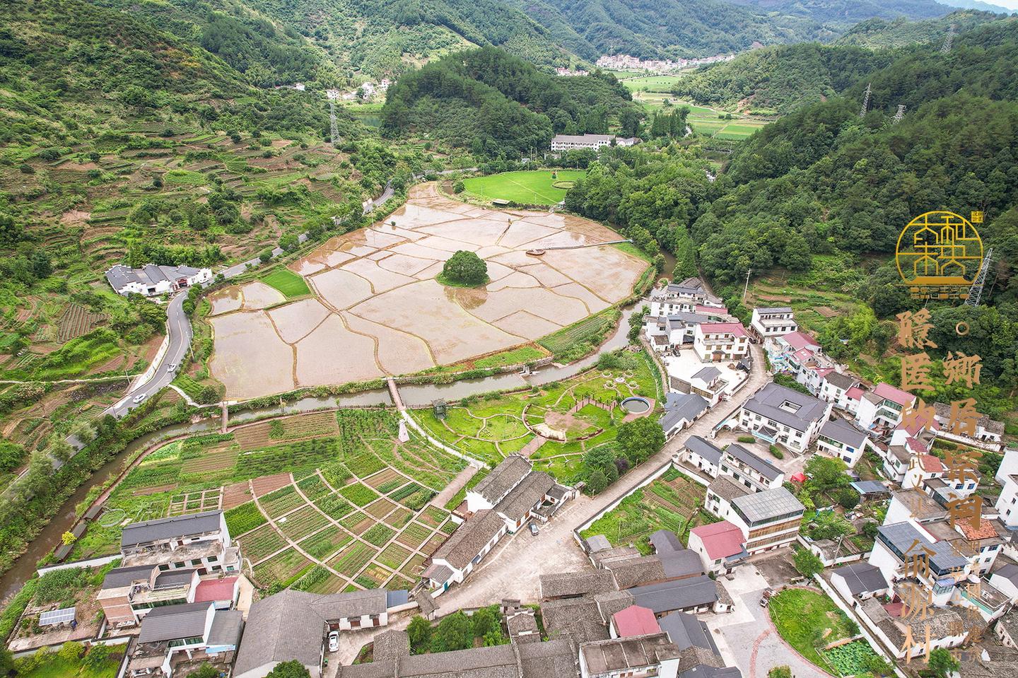 A scenic view of Jinhua Yuyuancun Gu Jianzhuqun