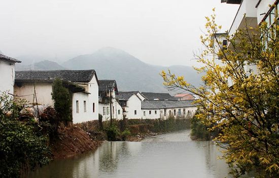 A scenic view of Jinhua Yuyuancun Gu Jianzhuqun