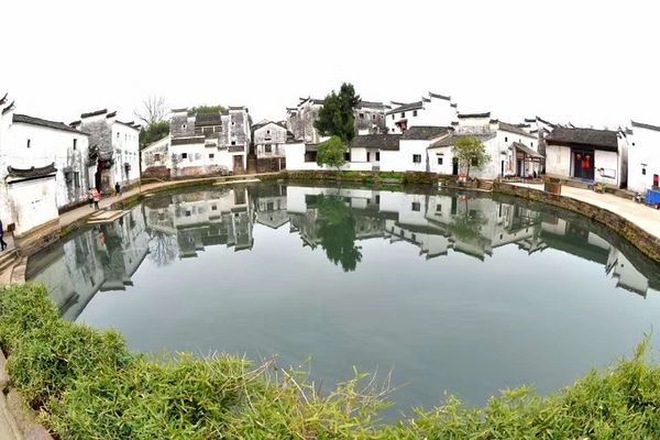 A scenic view of Jinhua Zhiyancun Jianzhuqun