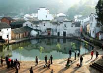 A scenic view of Jinhua Zhiyancun Jianzhuqun
