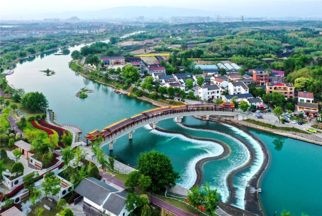 A scenic view of Jinhua Zhiyancun Jianzhuqun