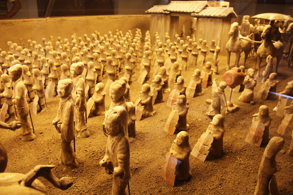 A scenic view of Jining Bianguo Gucheng Yizhi