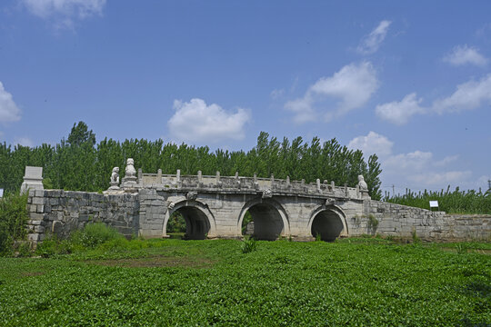 A scenic view of Jining Bianqiao